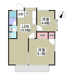 コーポ光C棟の物件間取画像